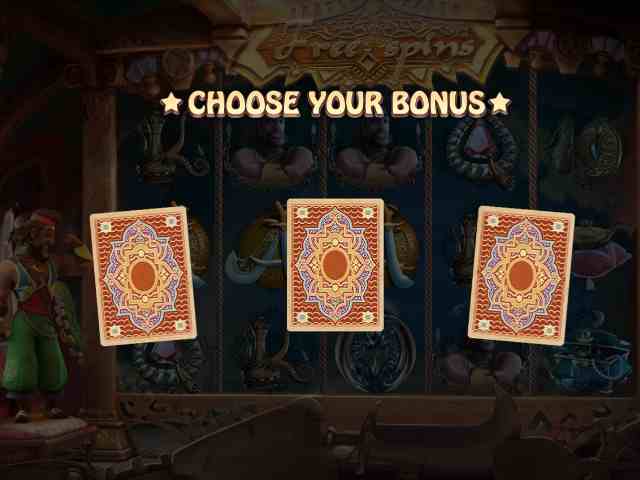 Тематическая игра в автомате Синдабад Бонусная игра в Sindbad